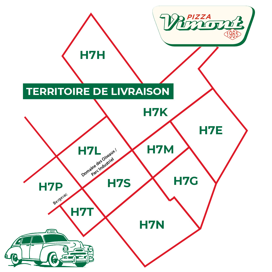 Delivery Area Map